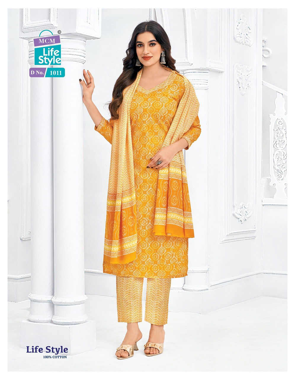 Mcm Lifestyle Vol 10 Printed Cotton Kurti With Bottom Dupatta Wholesale Price In Surat
